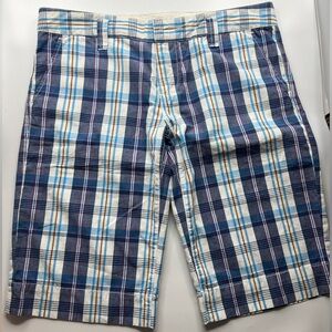 Roxy plaid Bermuda shorts